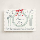 "Just Because" - Party Invitations in Teal by Jennifer Lew - Front