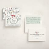 "Just Because" - Party Invitations in Teal by Jennifer Lew - Assembled
