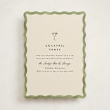 "Formal scallop" - Party Invitations in Palm by Creo Study - Front