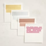 "Starry Celebration" - Party Invitations in Cotton Candy by Kercia Jane - Envelope Liner Options