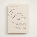 "Scripted Names" - Party Invitations in Ecru by Hooray Creative - Front