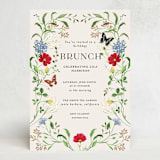 "Wild meadow" - Party Invitations in Elder Flower by Sarah Knight - Front
