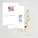 "Wild meadow" - Party Invitations in Elder Flower by Sarah Knight - Back of Card Options