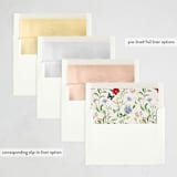 "Wild meadow" - Party Invitations in Elder Flower by Sarah Knight - Envelope Liner Options