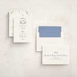 "Sweethearts" - Party Invitations in Periwinkle by Design Lotus - Assembled