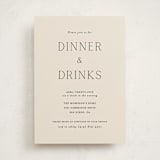 "In Love" - Party Invitations in Linen by Vanessa Doyle - Front