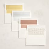 "In Love" - Party Invitations in Linen by Vanessa Doyle - Envelope Liner Options