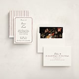 "Handwritten" - Party Invitations in Wine by Cass Loh - Assembled