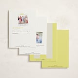 "Campania" - Party Invitations in Limone by Megan Davis - Back of Card Options