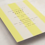 "Campania" - Party Invitations in Limone by Megan Davis - Detail
