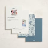 "Empire" - Party Invitations in Dusty Blue by Jennifer Postorino - Back of Card Options