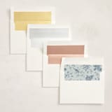 "Empire" - Party Invitations in Dusty Blue by Jennifer Postorino - Envelope Liner Options