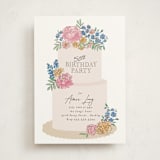 "Garden Cake" - Party Invitations in Summer by Itsy Belle Studio - Front