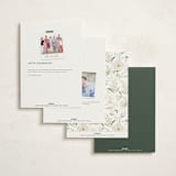 "Gentle Garden" - Party Invitations in Sage by Itsy Belle Studio - Back of Card Options