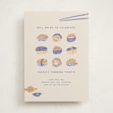 "Sushi Roll" - Party Invitations in Bluefin by Natalie Rae - Front