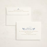 "Morning Glory" - Party Invitations in Royal Blue by Tamara Hilje - FREE Recipient Addressing