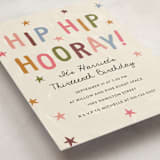 "Hip Hip Hooray" - Party Invitations in Bloom by Kercia Jane - Detail
