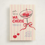 "Mon cherie" - Party Invitations in Cherry by Creo Study - Front