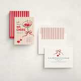 "Mon cherie" - Party Invitations in Cherry by Creo Study - Assembled