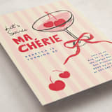 "Mon cherie" - Party Invitations in Cherry by Creo Study - Detail