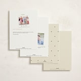 "Cheers" - Party Invitations in Linen by Baumbirdy - Back of Card Options