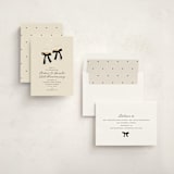 "Cheers" - Party Invitations in Linen by Baumbirdy - Assembled