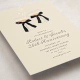 "Cheers" - Party Invitations in Linen by Baumbirdy - Detail