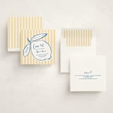 "Citrine" - Party Invitations in Lemon by Jelena Vuletic - Assembled