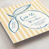 "Citrine" - Party Invitations in Lemon by Jelena Vuletic - Detail