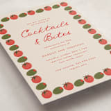 "Olive Bites" - Party Invitations in Saucy by Anna Elder - Detail