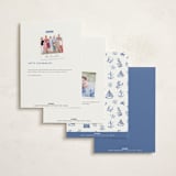 "Nautical Fun" - Party Invitations in Spice by Teju Reval - Back of Card Options