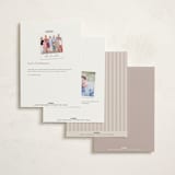 "Natty" - Party Invitations in Dusty Rose by Creo Study - Back of Card Options