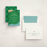 "Golf Course" - Party Invitations in Grass by Becky Nimoy - Assembled
