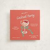 "Sip & Celebrate" - Party Invitations in Tropical Fizz by Cass Loh - Front