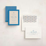 "Little Bow" - Party Invitations in Ocean by Owl and Toad - Assembled