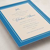 "Little Bow" - Party Invitations in Ocean by Owl and Toad - Detail