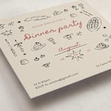 "Let’s Feast!" - Party Invitations in Classic by Zove Ahhh - Detail