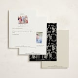 "Dinner Doodles" - Party Invitations in Bone by Inkblot Design - Back of Card Options