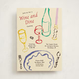 "Dine & Delight" - Party Invitations in Wonderland by Cass Loh - Front