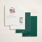 "Around The Sun" - Party Invitations in Emerald by Owl and Toad - Back of Card Options
