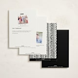 "Illustrated Frame" - Party Invitations in Snow by AK Graphics - Back of Card Options