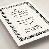 "Illustrated Frame" - Party Invitations in Snow by AK Graphics - Detail