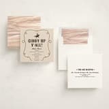 "Giddy up, Y'all!" - Party Invitations in Chardonnay by Sherley Ferreira - Assembled