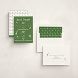 "First Course Party" - Party Invitations in Forest by Cotton and Bow - Assembled