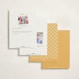 "calvin" - Party Invitations in Summer Blue by chocomocacino - Back of Card Options