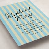 "calvin" - Party Invitations in Summer Blue by chocomocacino - Detail