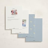 "It's Cocktail Time!" - Party Invitations in Peach by Janine Hunn Art - Back of Card Options