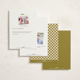 "Olive" - Party Invitations in Olive by Sierra Lee - Back of Card Options