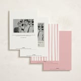 "Poolside Cocktails" - Party Invitations in Peony by Becky Nimoy - Back of Card Options