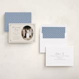 "Timeless love" - Party Invitations in Dusty Blue by Stacey Meacham - Assembled